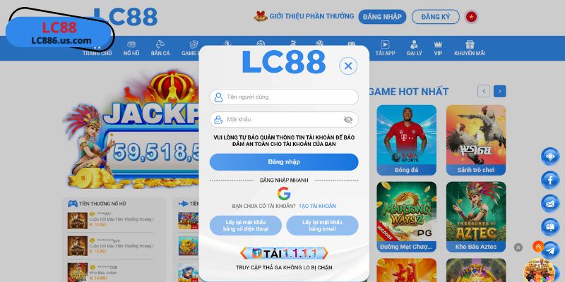 Chi tiết quy trình truy cập hệ thống