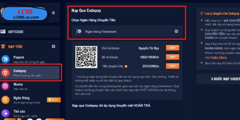 Lưu ý quan trọng để giao dịch thành công 100%